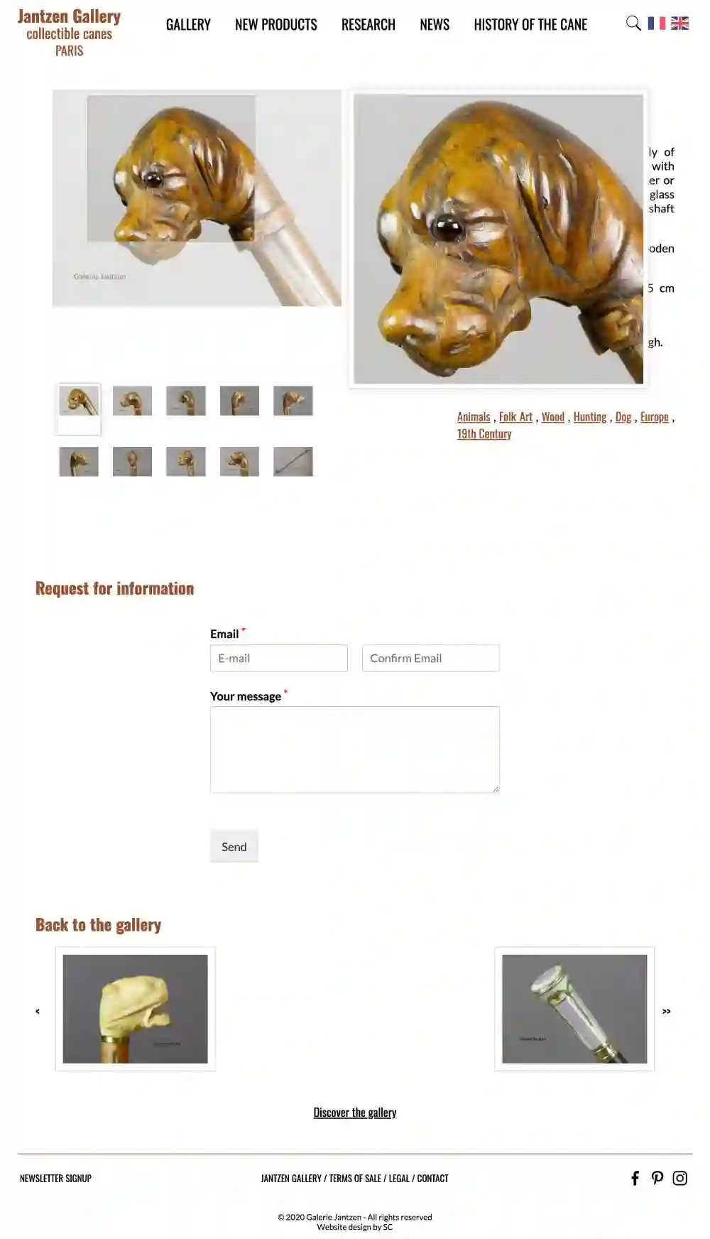 site galerie jantzen